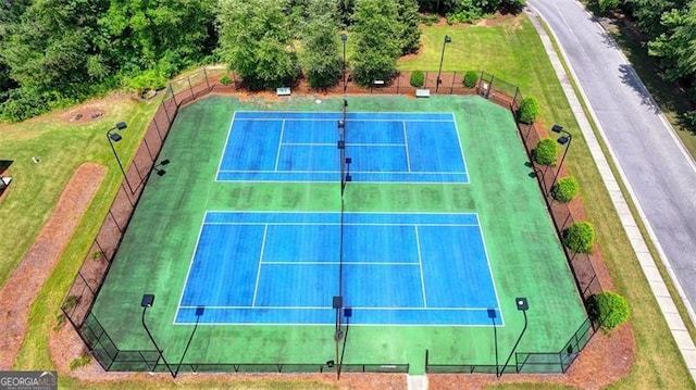 view of sport court