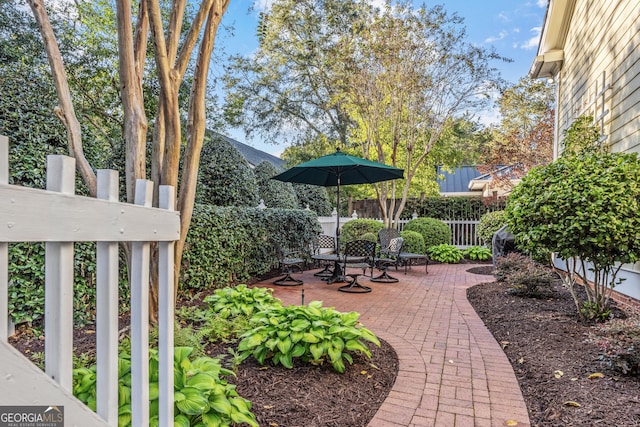 view of patio