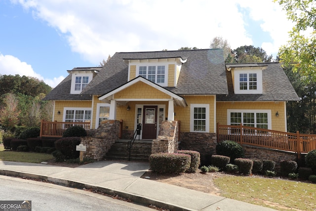 view of craftsman house