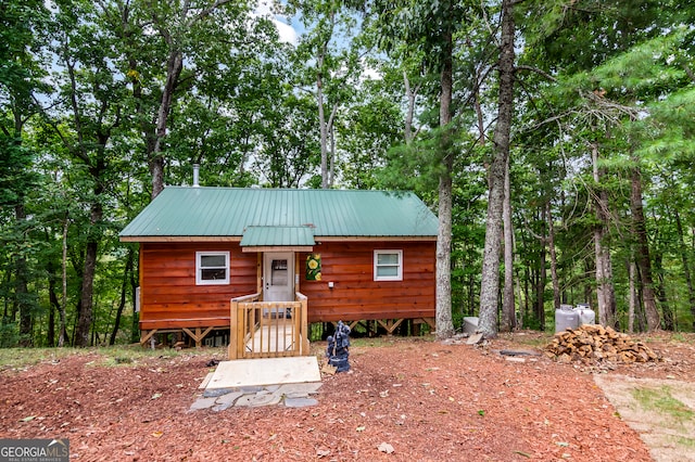 view of cabin