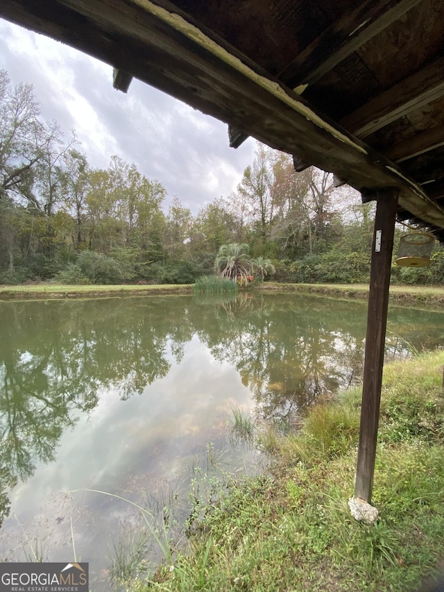 view of water feature