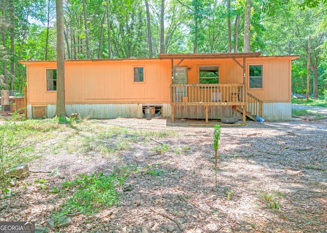 view of front of property