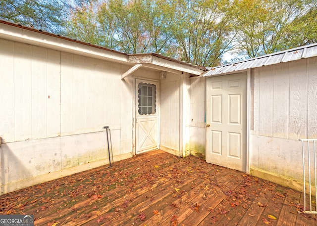 view of entrance to property