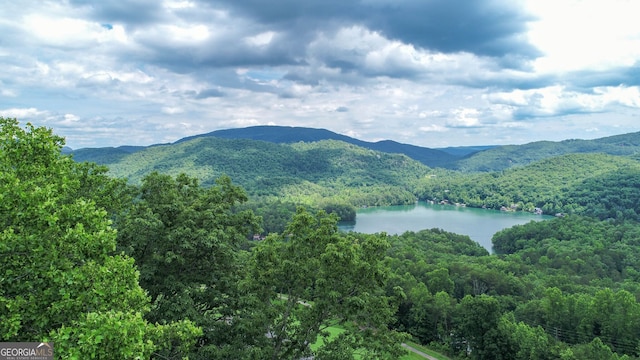 L3 High Point Dr, Clayton, GA 30525 - view of mountain background with a heavily wooded area and a large body of water