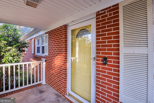 view of entrance to property