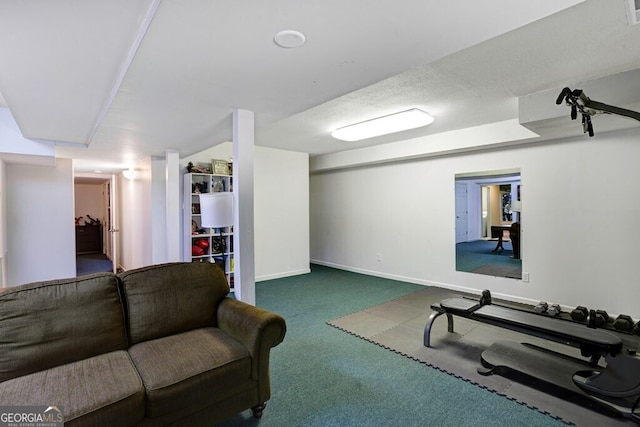 14 Rivendell Way, Hayesville, NC 28904 - workout room featuring carpet flooring