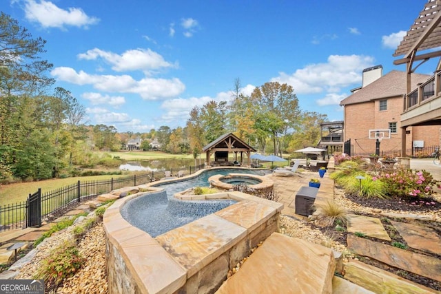 view of patio featuring an outdoor fire pit