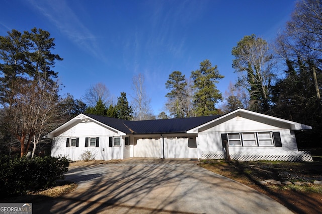 view of ranch-style house