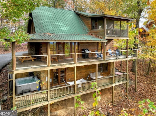 view of back of property