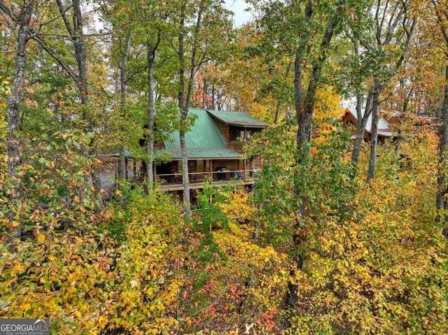 view of rear view of house