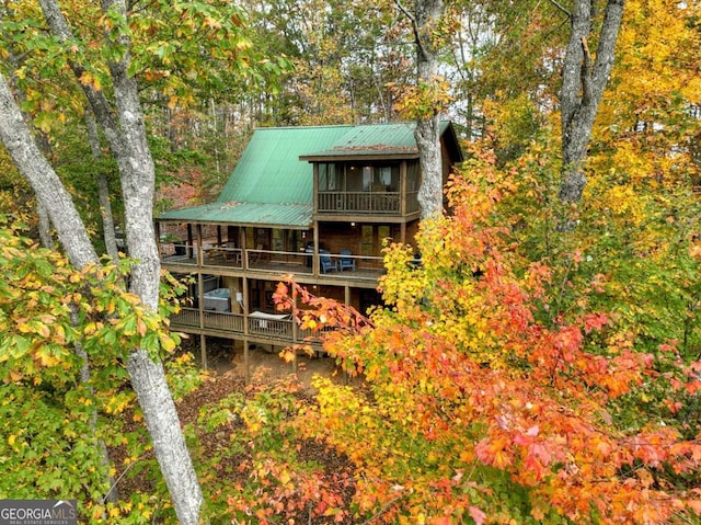 view of back of property