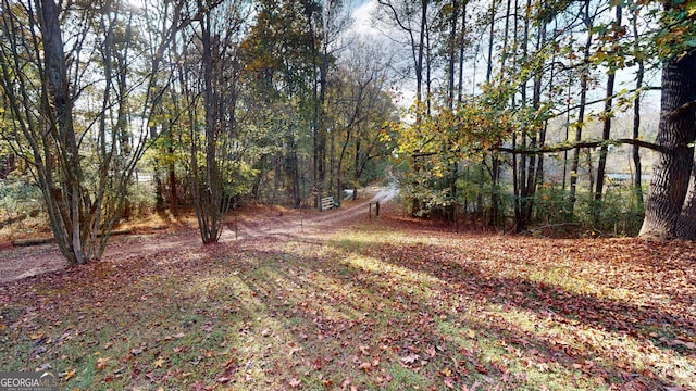 view of road