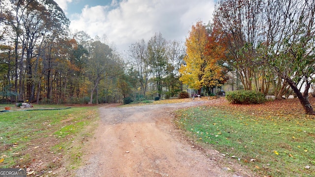 view of road