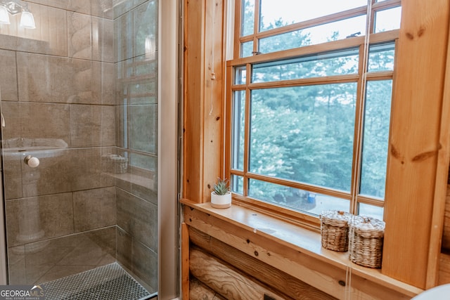 bathroom featuring plenty of natural light