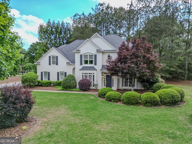 5 Arabian Ave, Alpharetta, GA 30004 - traditional-style house with a front lawn
