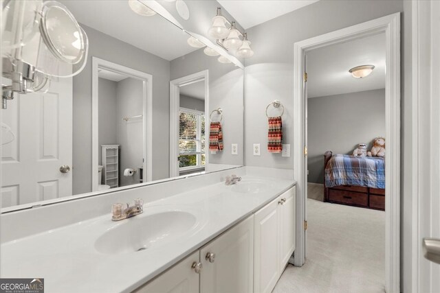 5 Arabian Ave, Alpharetta, GA 30004 - ensuite bathroom with connected bathroom, double vanity, and a sink