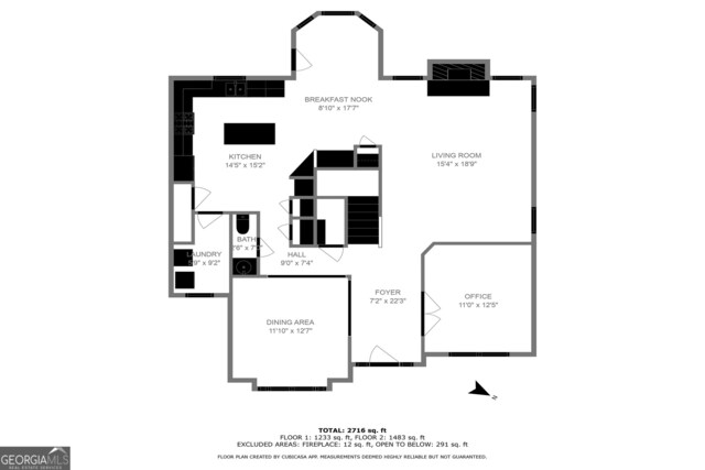 5 Arabian Ave, Alpharetta, GA 30004 - floor plan