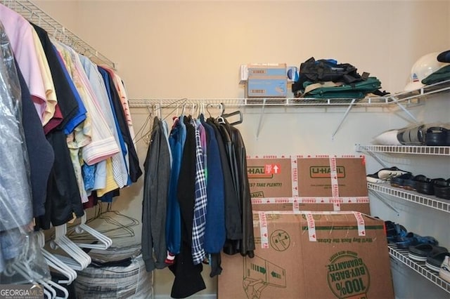 view of spacious closet