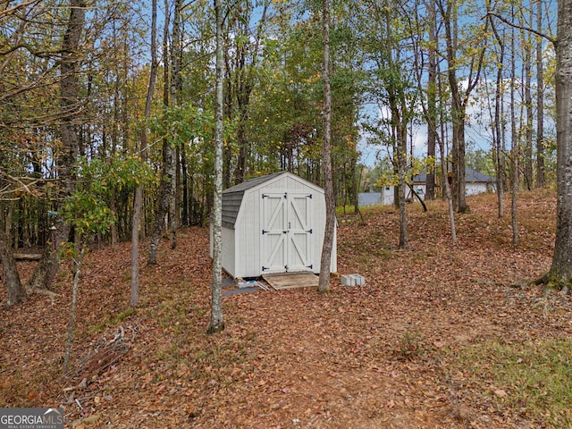 view of outdoor structure featuring a water view