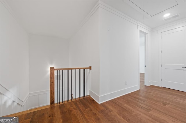 bonus room featuring hardwood / wood-style flooring