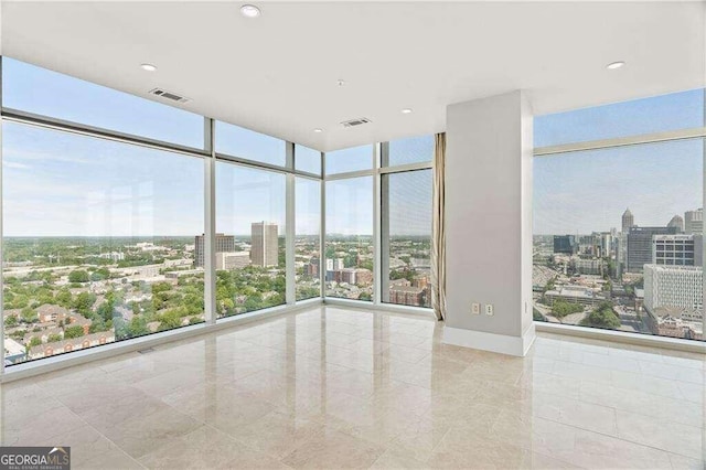 interior space featuring plenty of natural light