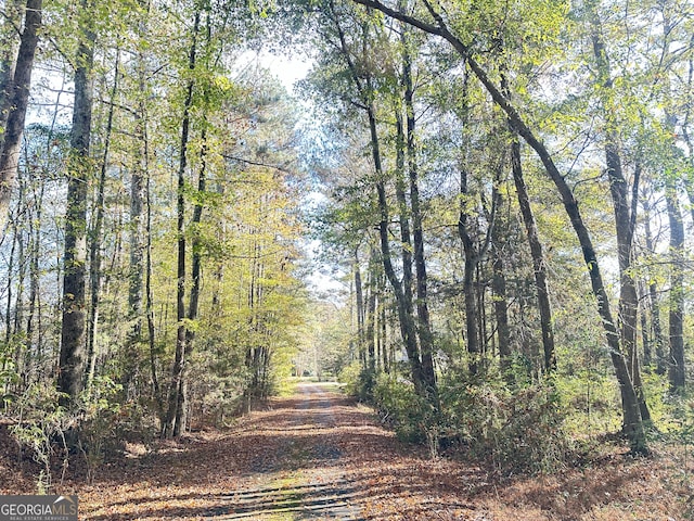 view of road