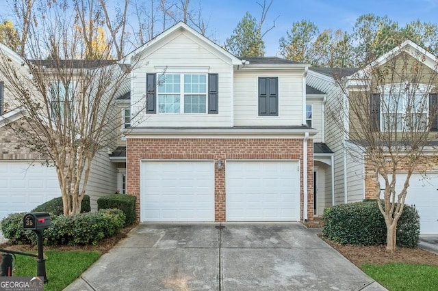 front facade featuring a garage