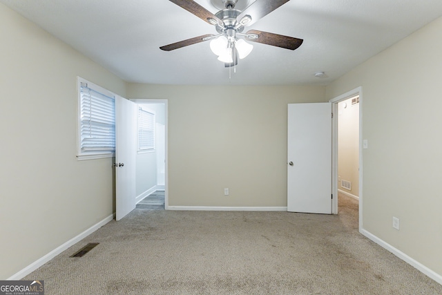 3730 Douglas Ridge Trl, Douglasville, GA 30135 - unfurnished bedroom featuring carpet flooring, baseboards, and a ceiling fan
