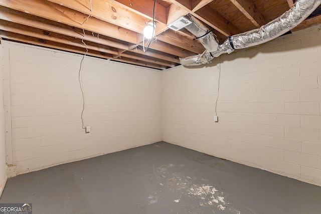 3730 Douglas Ridge Trl, Douglasville, GA 30135 - unfinished basement featuring concrete block wall