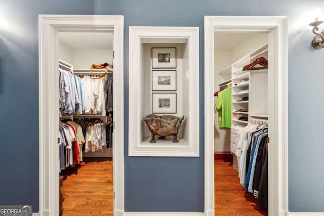 view of closet