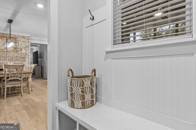 265 Federal St, Athens, GA 30607 - mudroom with light wood-style floors