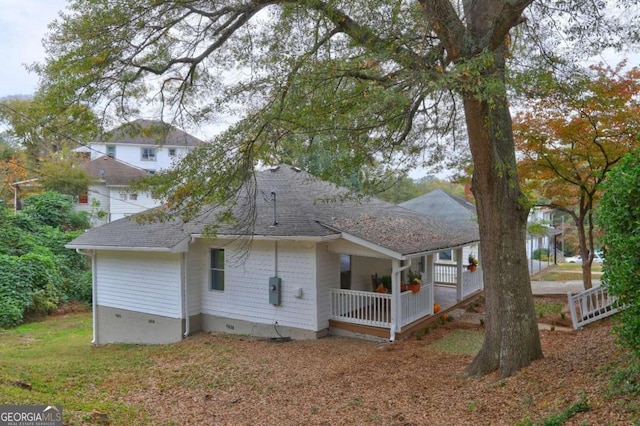 view of rear view of house