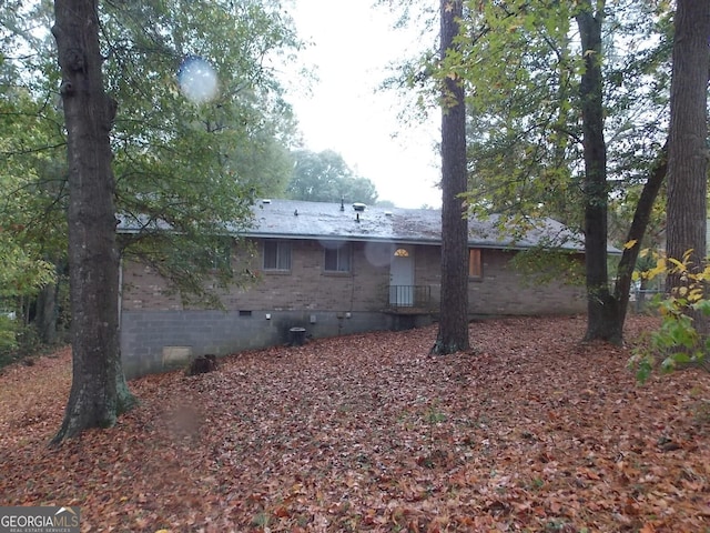 view of rear view of house