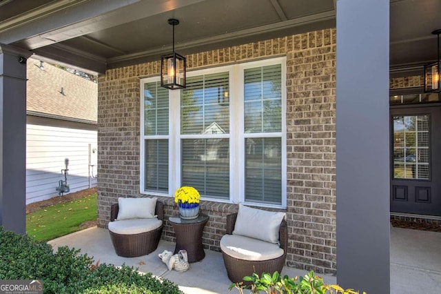 view of patio / terrace featuring a porch