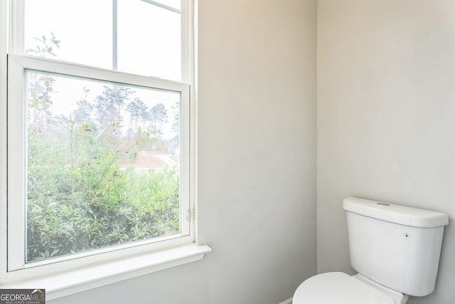 bathroom with toilet