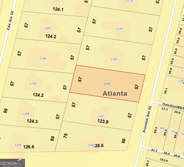 1191 Avondale, Atlanta GA, 30312 land for sale