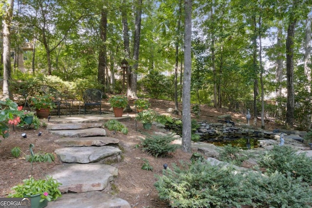 view of yard