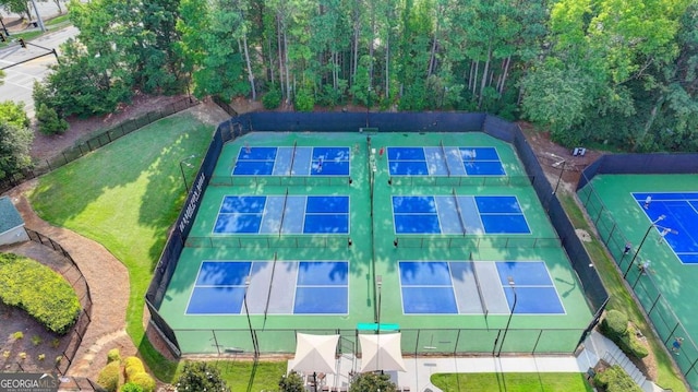 drone / aerial view