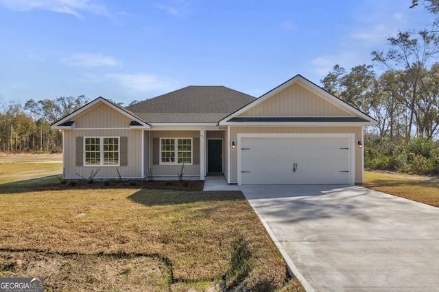 ranch-style house with a garage