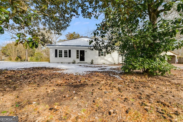 view of back of house