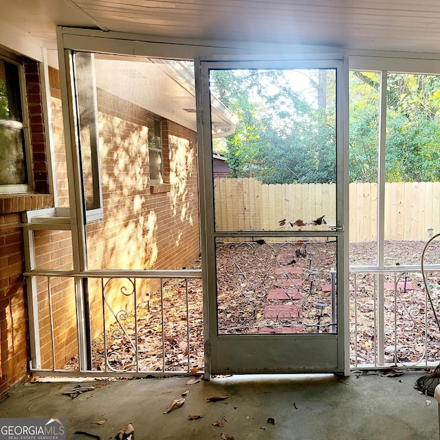 view of entryway
