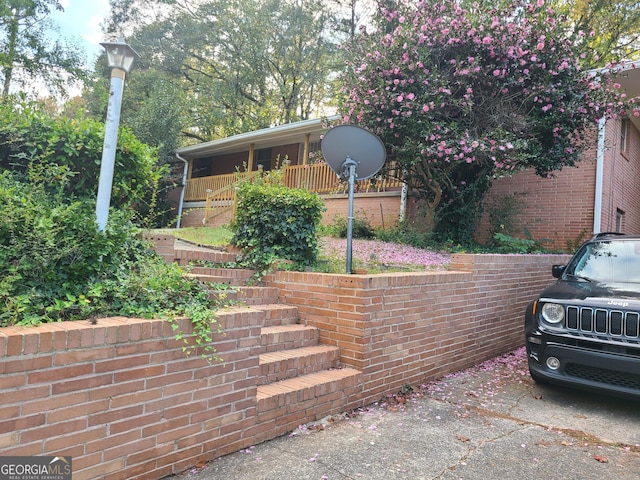 view of front of home