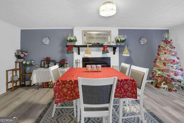 2611 Kings Cir, Lawrenceville, GA 30044 - dining room featuring wood finished floors and ornamental molding