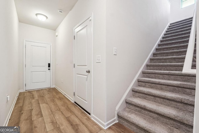 interior space featuring hardwood / wood-style floors