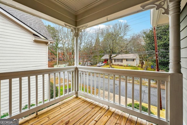 view of deck