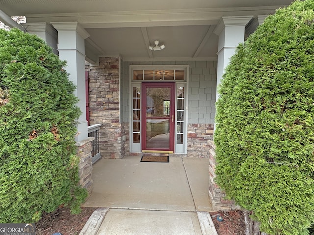 view of property entrance