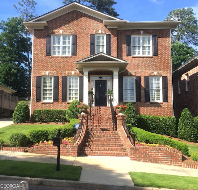 view of colonial inspired home