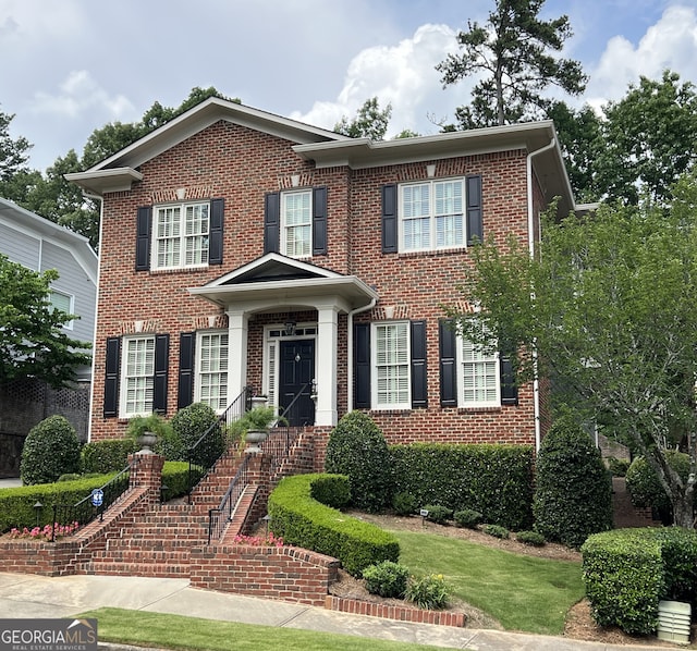 view of colonial house