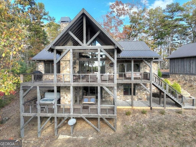 view of rear view of house