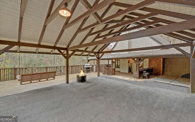 7670 Hiawassee Wilderness Trl, Hiawassee, GA 30546 - view of patio / terrace